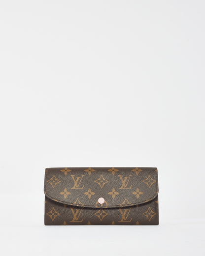 Louis Vuitton Monogram/ Rose Ballerine Emilie Wallet
