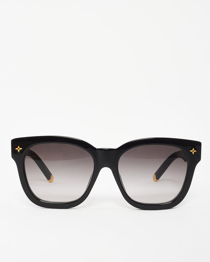 Louis Vuitton Black Acetate My Monogram Square Sunglases Z1523E