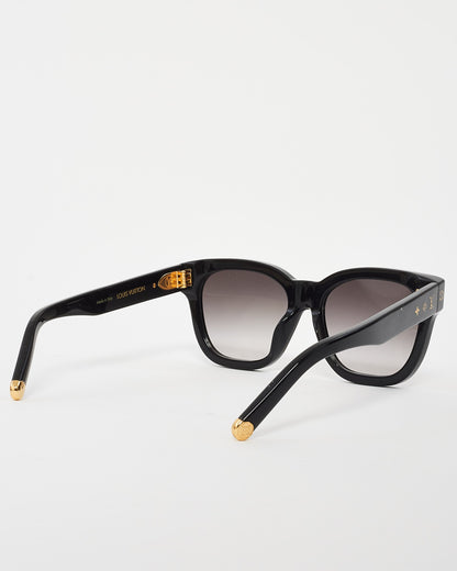 Louis Vuitton Black Acetate My Monogram Square Sunglases Z1523E