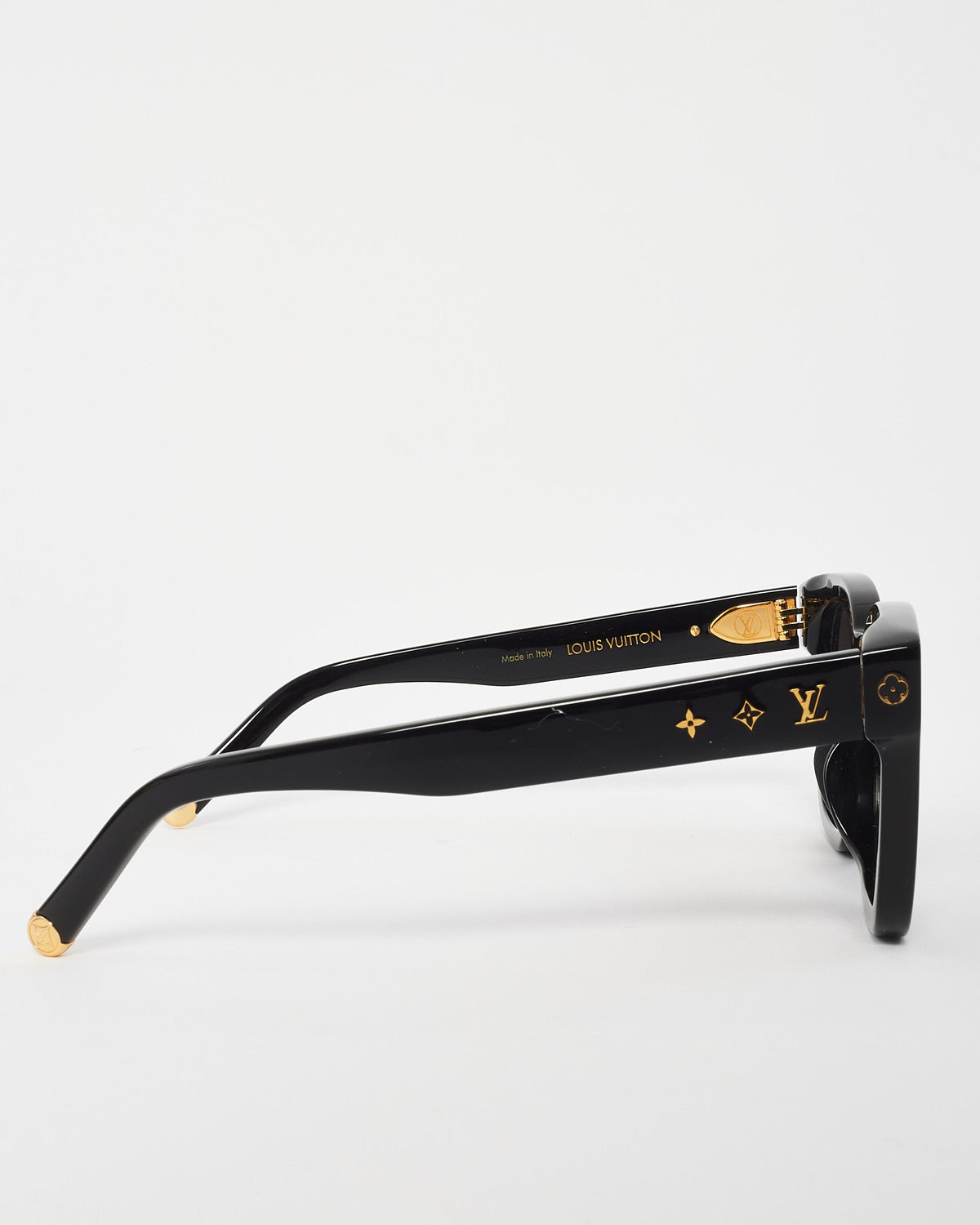 Louis Vuitton Black Acetate My Monogram Square Sunglases Z1523E