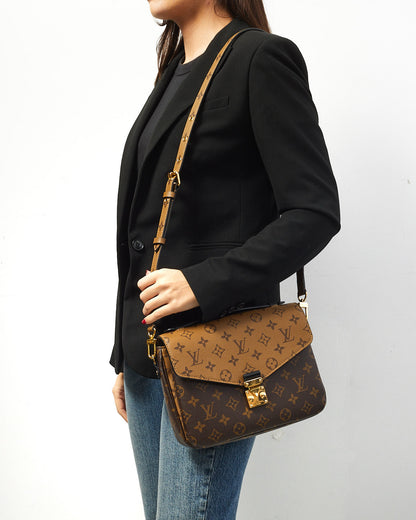 Louis Vuitton Reverse Monogram Canvas Pochette Metis