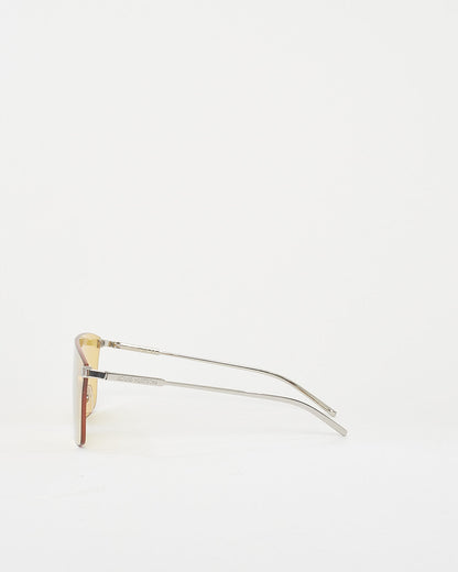 Louis Vuitton Yellow Monogram Showdown Shield Sunglasses