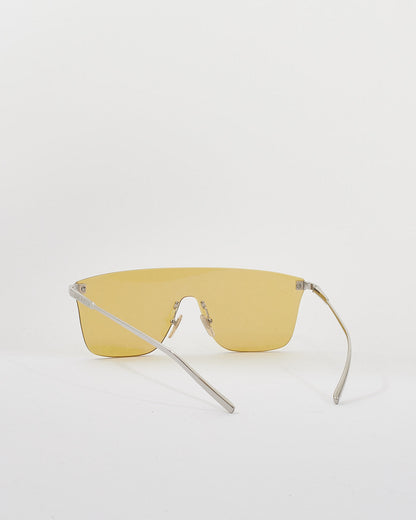 Louis Vuitton Yellow Monogram Showdown Shield Sunglasses