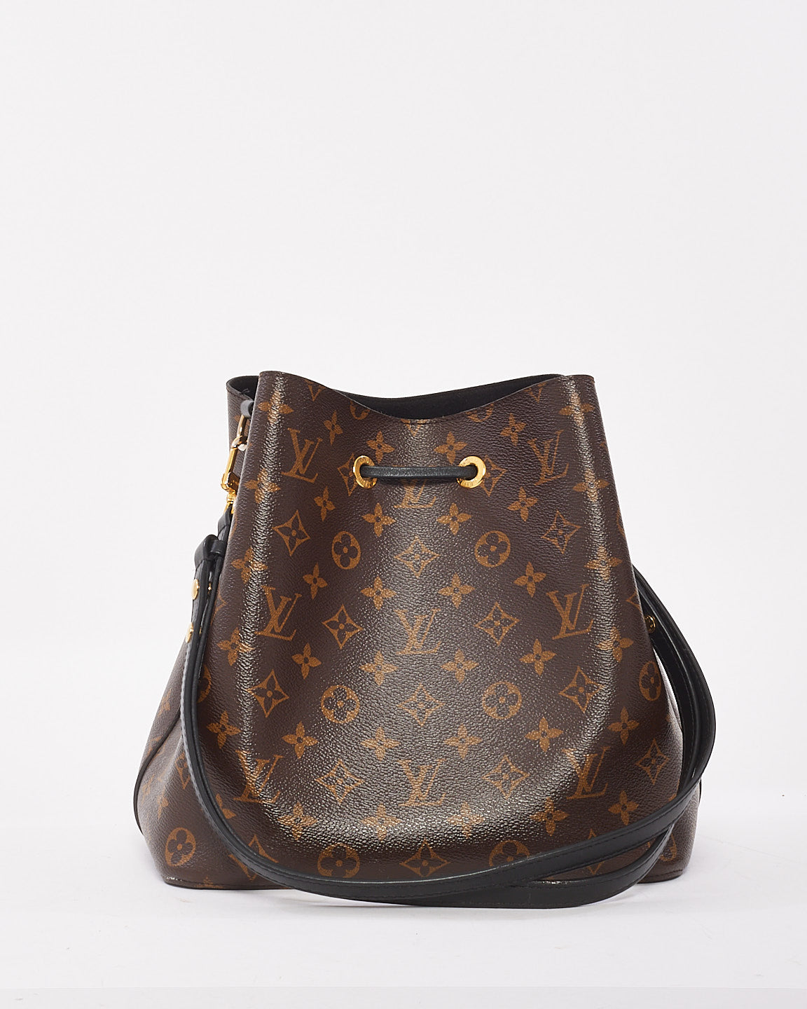Louis Vuitton Monogram Coated Canvas Noir NéoNoé MM Bag