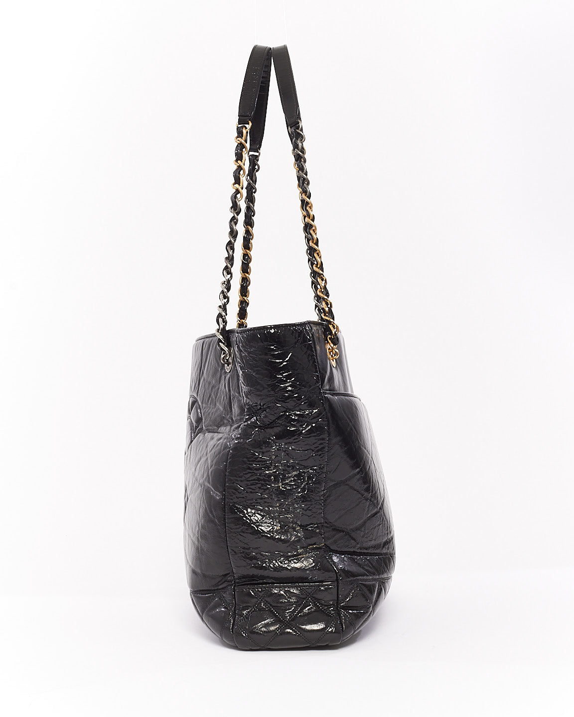 Chanel Black Leather Paris Rue Cambon Timeless Tote
