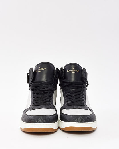 Louis Vuitton Men's Tricolor Monogram Rivoli High Top Sneaker - 9.5 MEN