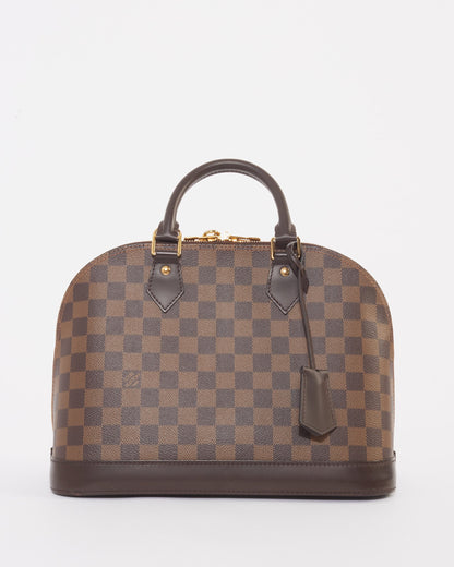 Louis Vuitton Damier Ebene Canvas Alma PM Bag