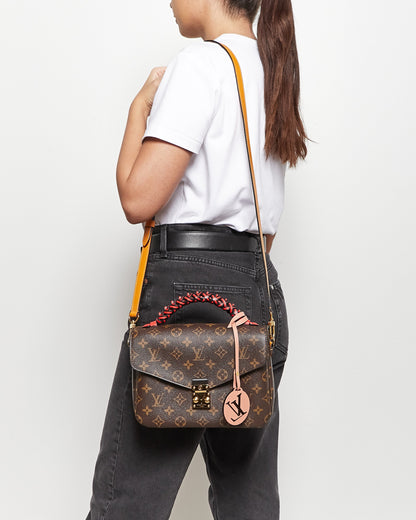 Louis Vuitton Monogram Braided Handle Pochette Metis