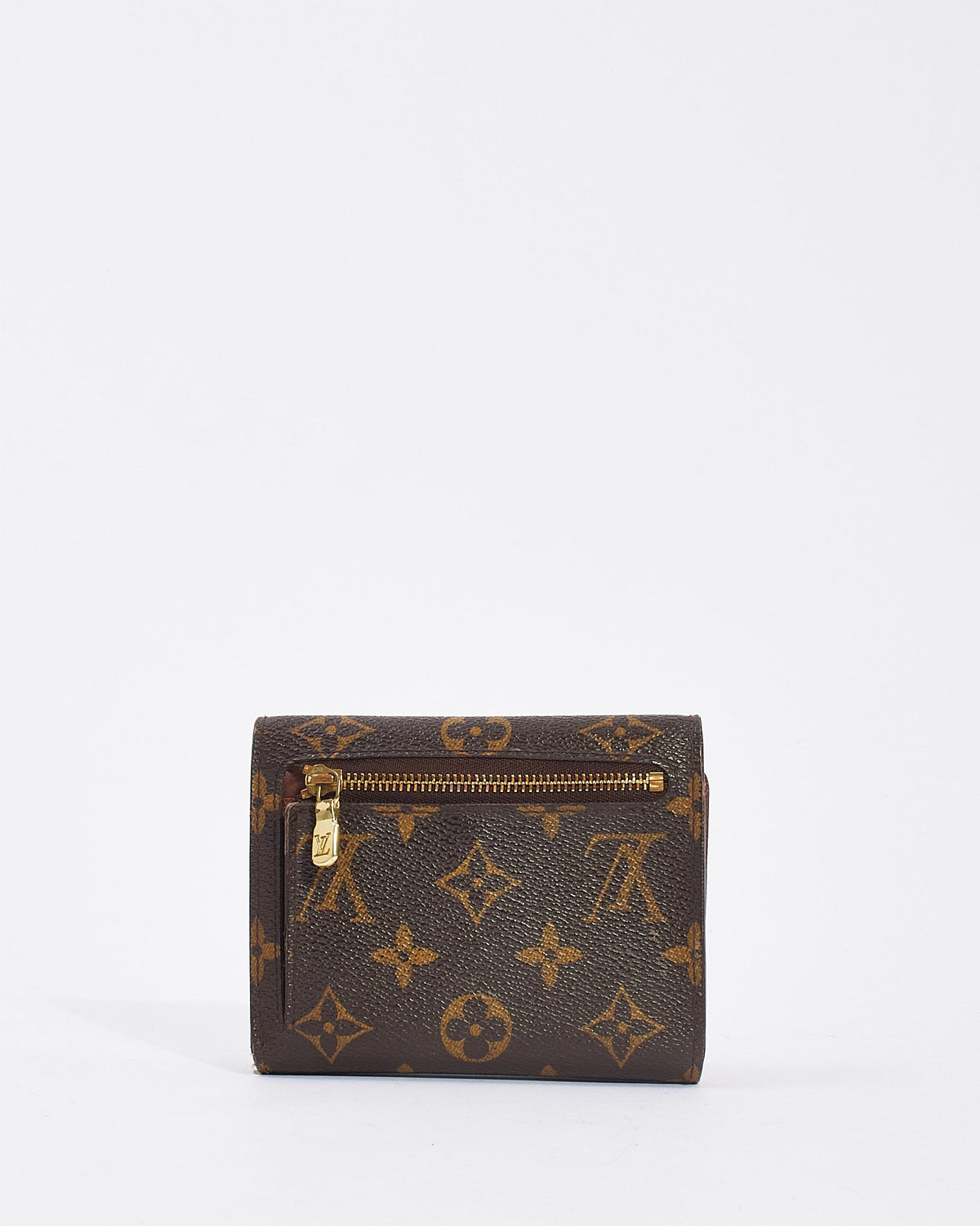 Louis Vuitton Monogram Canvas Joey Pushlock Compact Wallet