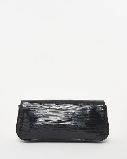 Louis Vuitton Black Electric Epi Vernis Leather Sobe Clutch Bag