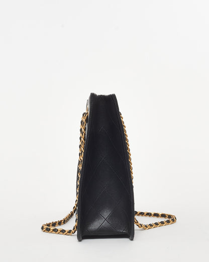 Chanel Black Caviar Leather Sweet Classic Shopping Tote Bag GHW