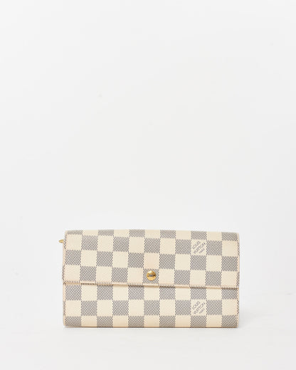 Louis Vuitton Damier Azur Coated Canvas Porte Tresor Wallet