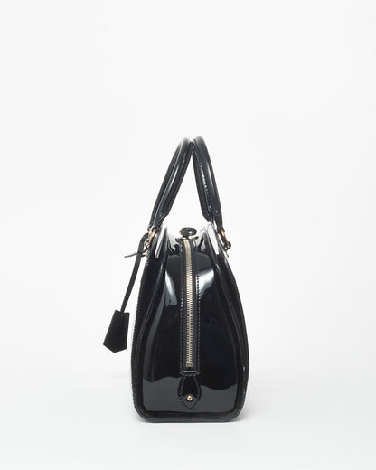 Louis Vuitton Black Epi Patent Leather Jasmine Top Handle Bag