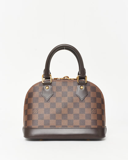 Louis Vuitton Damier Ebene Coated Canvas Alma BB Bag