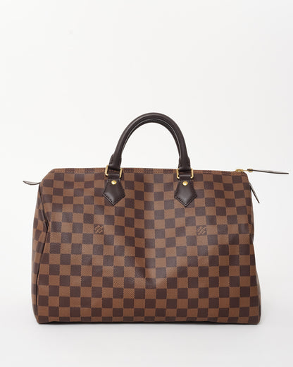 Louis Vuitton Damier Ebene Coated Canvas Speedy 35