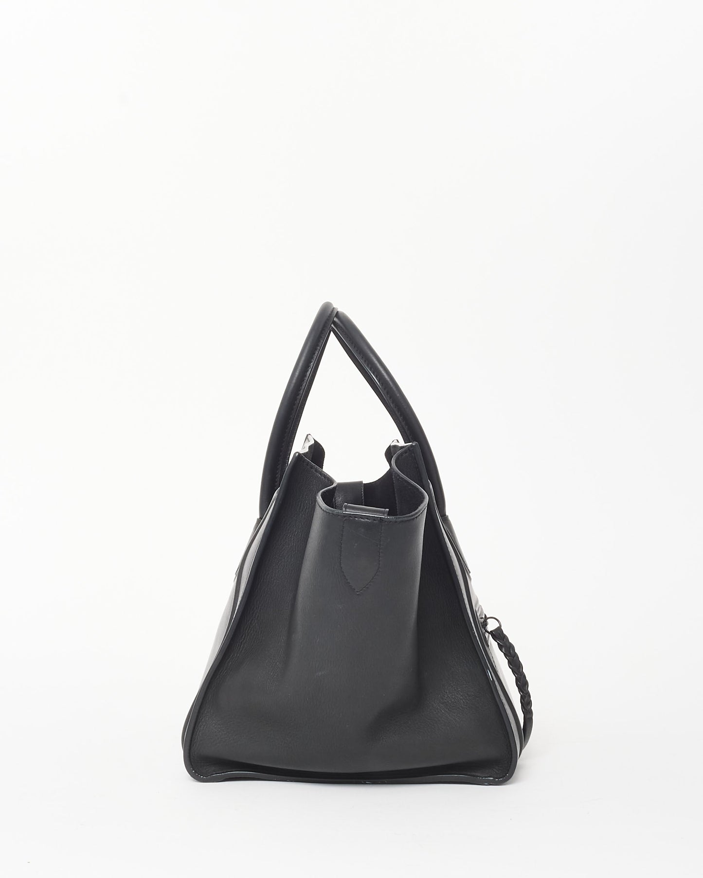 Celine Black Leather Medium Phantom Luggage Tote