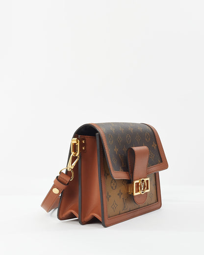 Louis Vuitton Reverse Monogram Canvas Dauphine MM Shoulder Bag