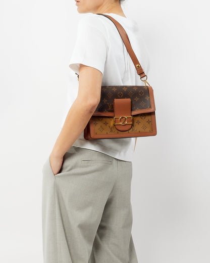 Louis Vuitton Reverse Monogram Canvas Dauphine MM Shoulder Bag
