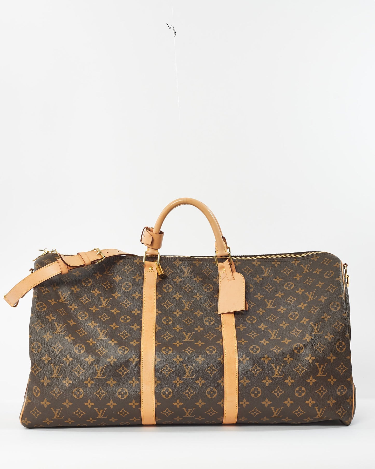Louis Vuitton Monogram Canvas Keepall Bandoulière 60 Duffle Bag