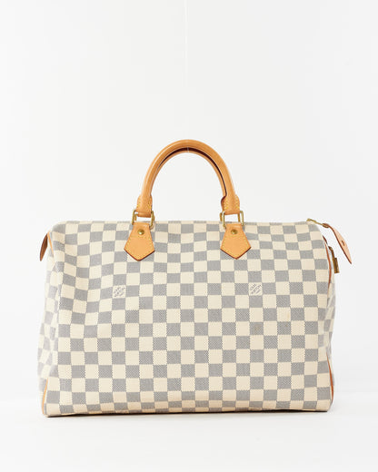 Louis Vuitton Damier Azur Coated Canvas Speedy 35