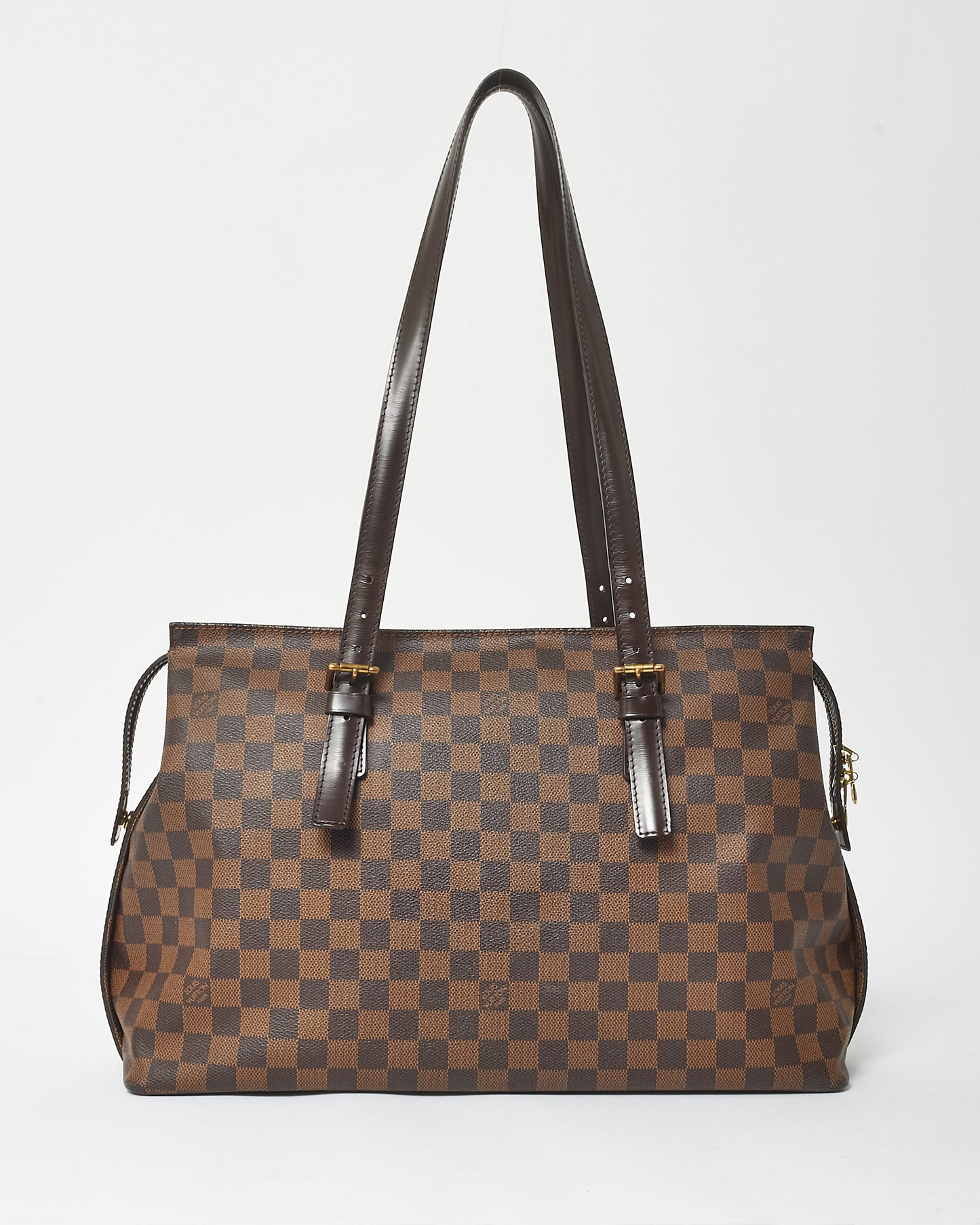 Louis Vuitton Damier Ebene Coated Canvas Chelsea Tote Bag