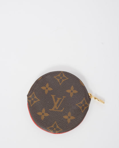 Louis Vuitton Monogram Canvas Vivienne Holiday Rouge Round Coin Pouch