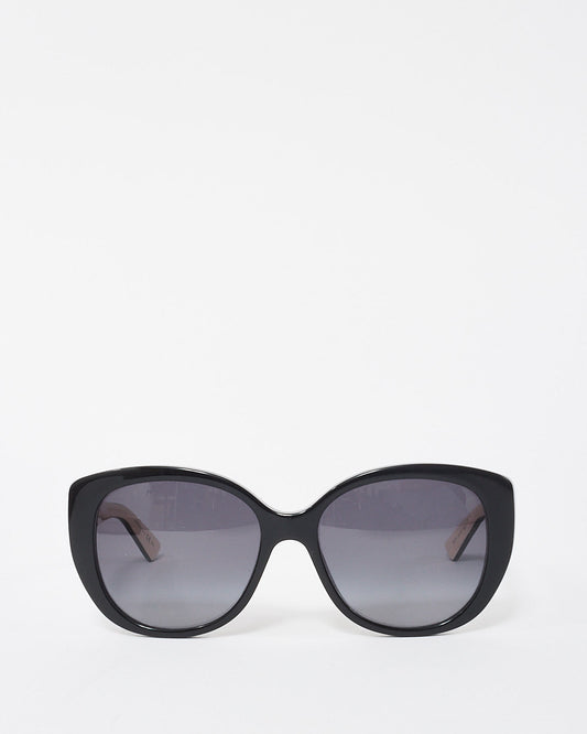Dior Black and Pink Interior Acetate Cat Eye DiorLady1N Sunglasses