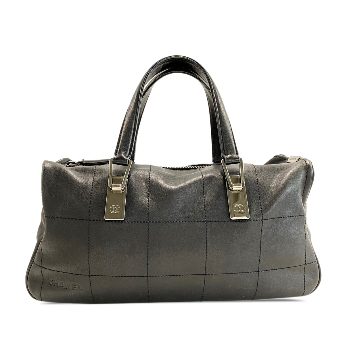 CHANEL CC Choco Bar Lambskin Handbag