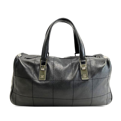 CHANEL CC Choco Bar Lambskin Handbag
