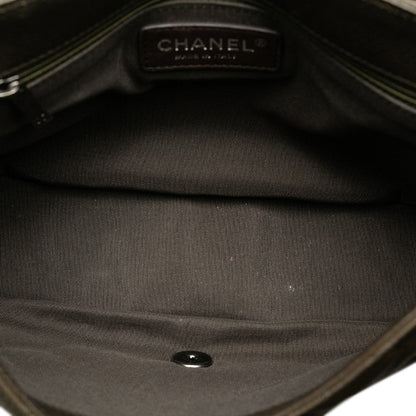 Chanel CC Casual Pocket Flap Bag  Leather Shoulder Bag in Good condition