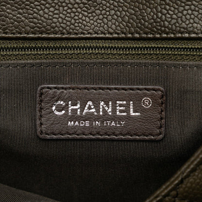 Chanel CC Casual Pocket Flap Bag  Leather Shoulder Bag in Good condition