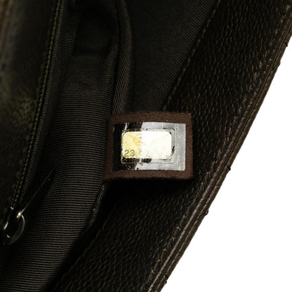 Chanel CC Casual Pocket Flap Bag  Leather Shoulder Bag in Good condition