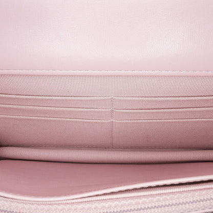 Pink Chanel Quilted Lambskin 19 Wallet on Chain Satchel