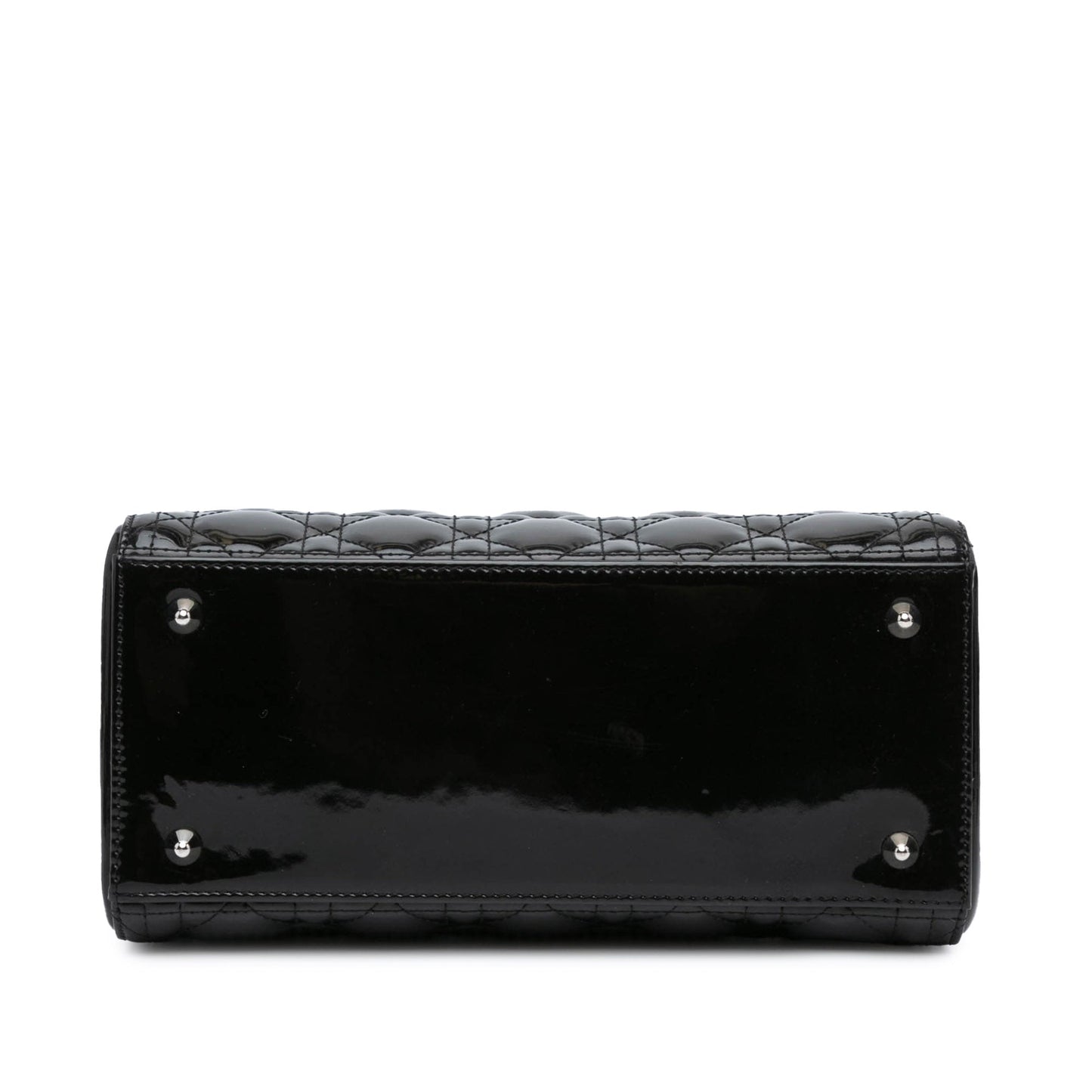 Medium Patent Cannage Lady Dior