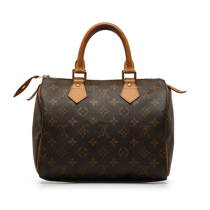 Louis Vuitton Monogram Speedy 25 Boston Bag
