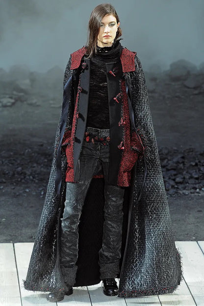 Red Tweed Duffle Coat