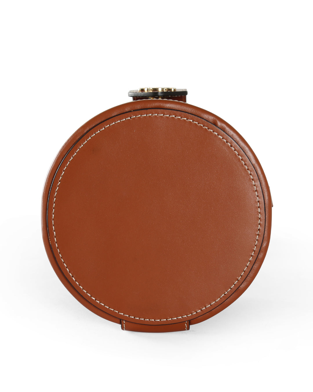 Celine Brown/Tan Triomphe Coated Canvas & Calfskin Leather Medium Crossbody Bag