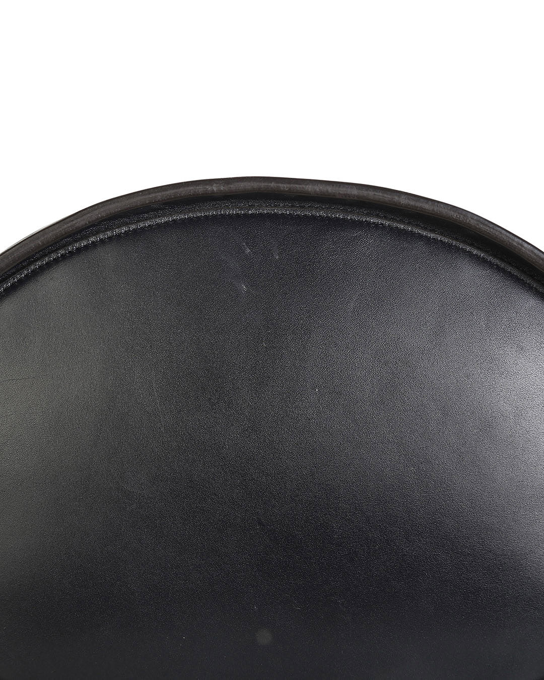 Celine Black Satinated Natural Calfskin Leather Large Studs Bucket Shoulder Bag