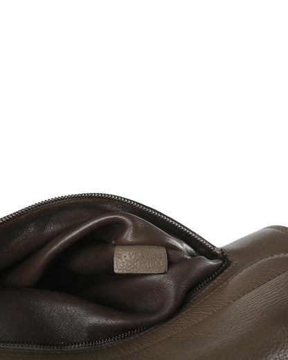 Celine Taupe Leather & Suede Trapeze Bag
