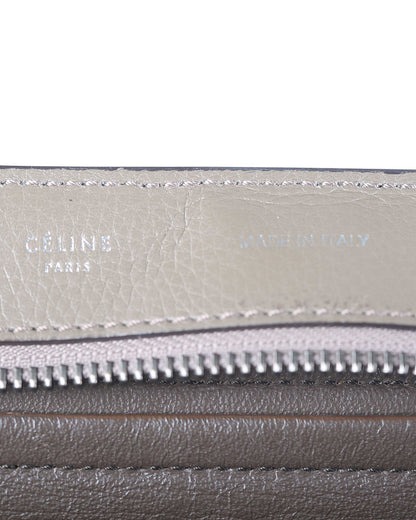 Celine Taupe Leather & Suede Trapeze Bag