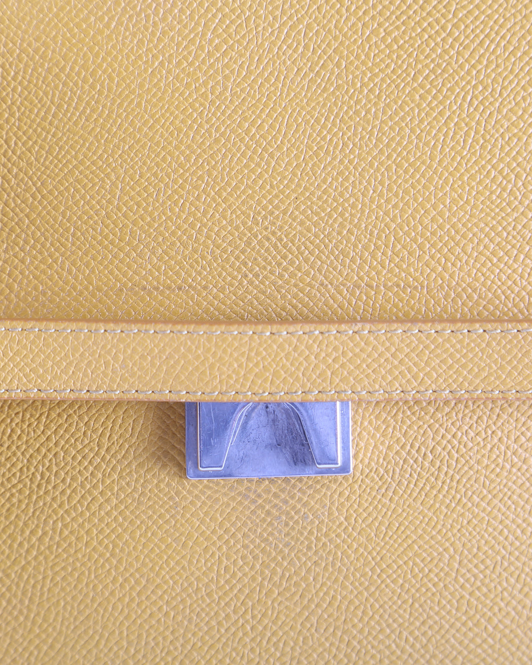 Celine Yellow Leather Nano Belt Crossbody Bag
