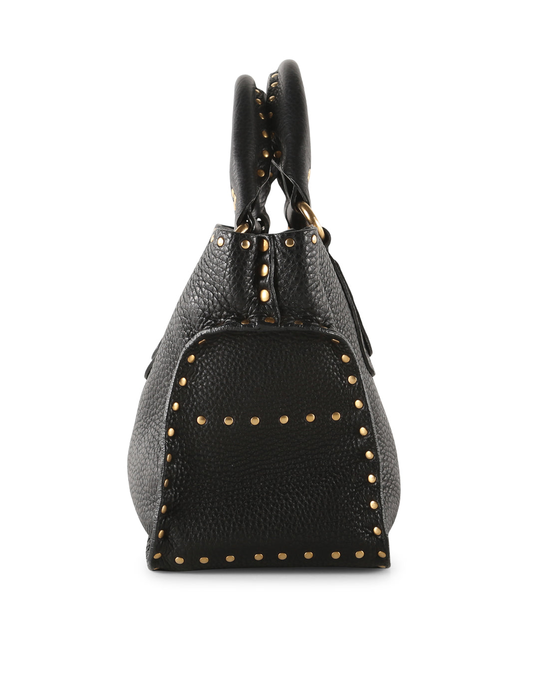 Celine Black Leather Studded Boogie Tote Bag