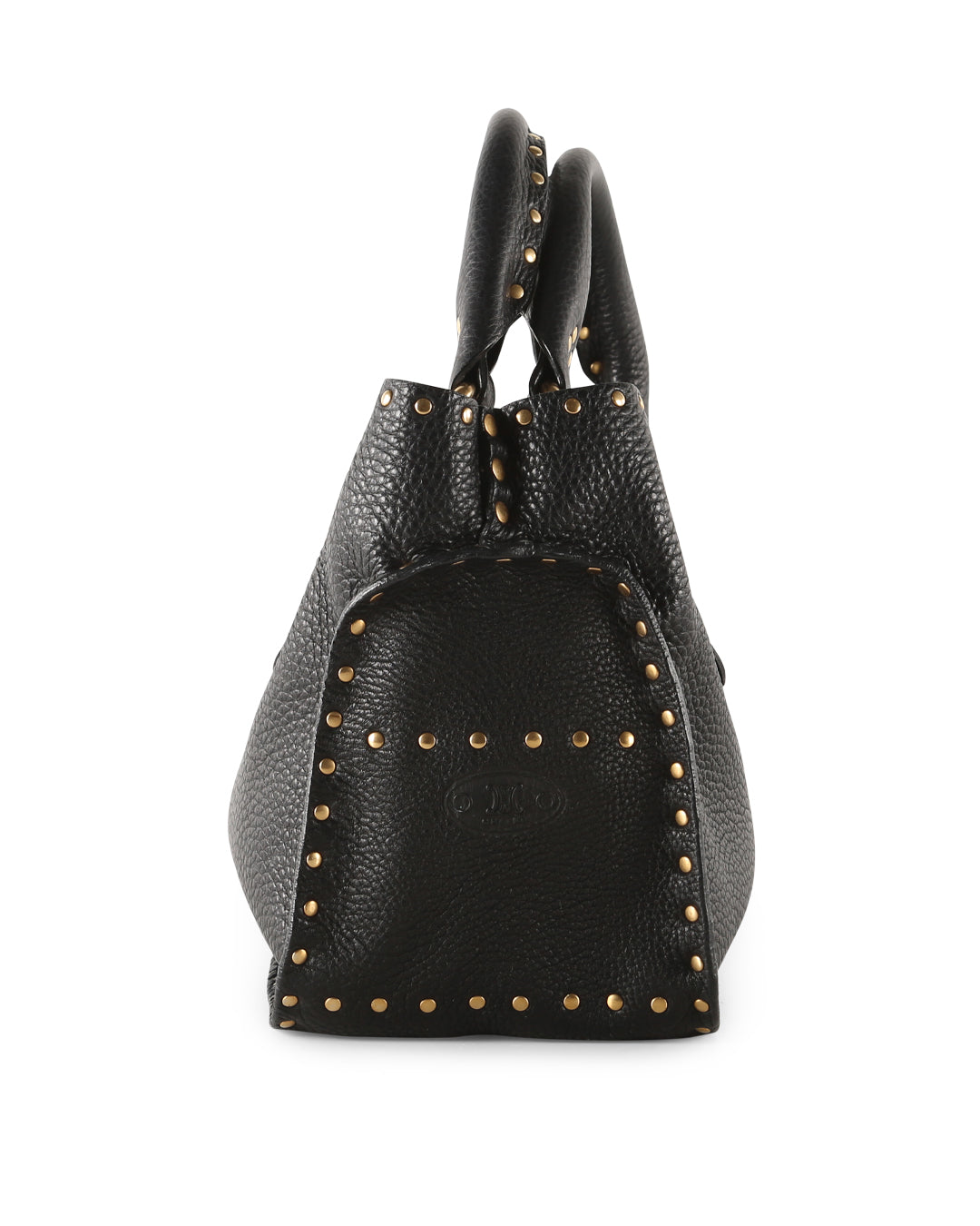 Celine Black Leather Studded Boogie Tote Bag