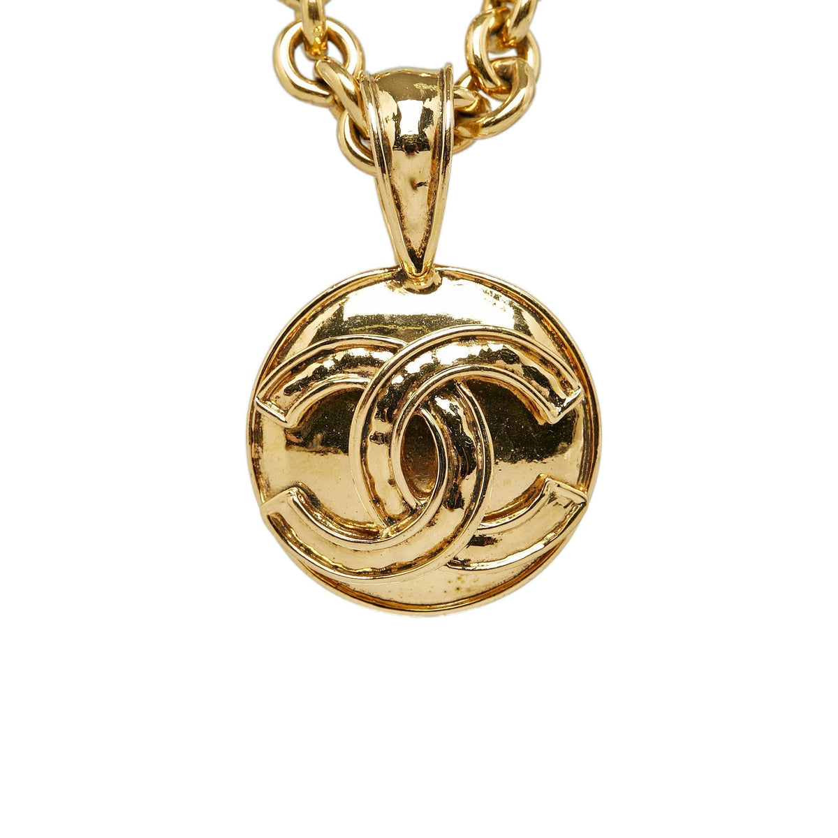 Chanel CC Pendant Necklace Costume Necklace