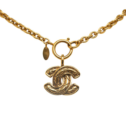 CHANEL CC Pendant Necklace Costume Necklace