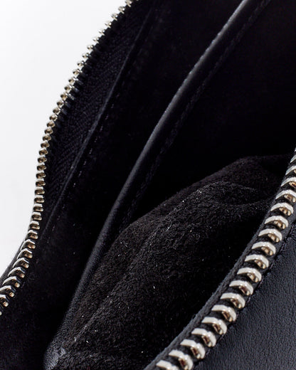 Celine Black Smooth Leather Logo Ava Bag