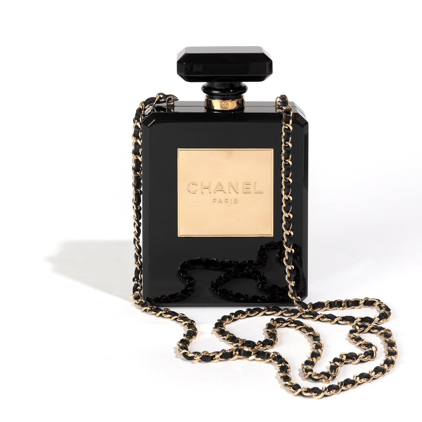 N5 Perfume Bottle Minaudière Clutch Bag