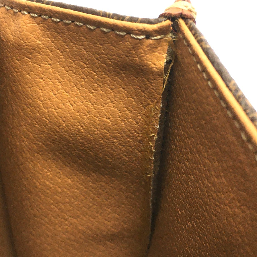 CELINE Shoulder Bag PVC / Leather Brown Macadam One handle Women Secondhand