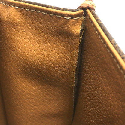 CELINE Shoulder Bag PVC / Leather Brown Macadam One handle Women Secondhand