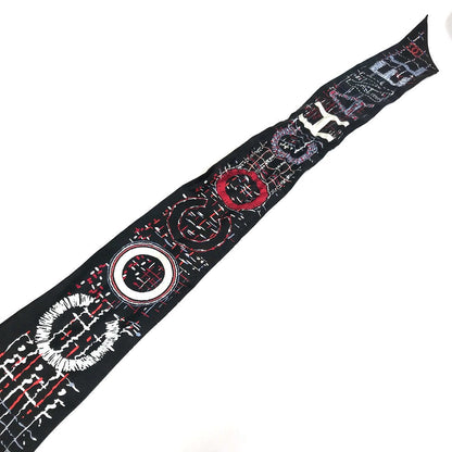 CHANEL scarf silk black COCO Mark CC scarf Women Used